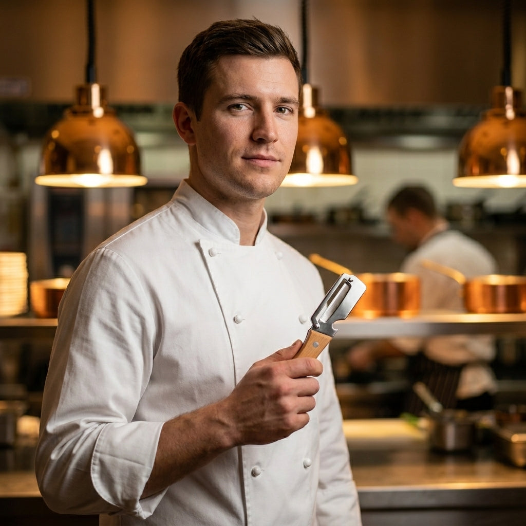 Chef en cuisine professionnelle